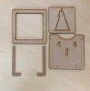 Square Freestanding Frame MDF Blank Kit