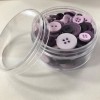 Assorted Lilac Buttons 50ml Tub