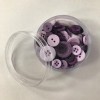 Assorted Lilac Buttons 50ml Tub