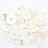 Assorted White/Ivory Buttons 50ml Tub