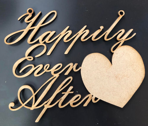 Happily Ever After MDF Blank