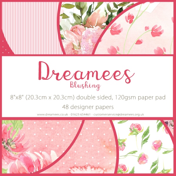 Dreamees Blushing 8x8 Paper Pad