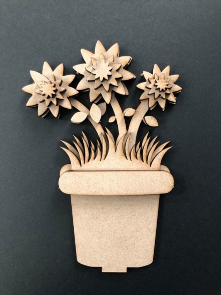 Layering Flower Pot (Pointy Flower) Artboard