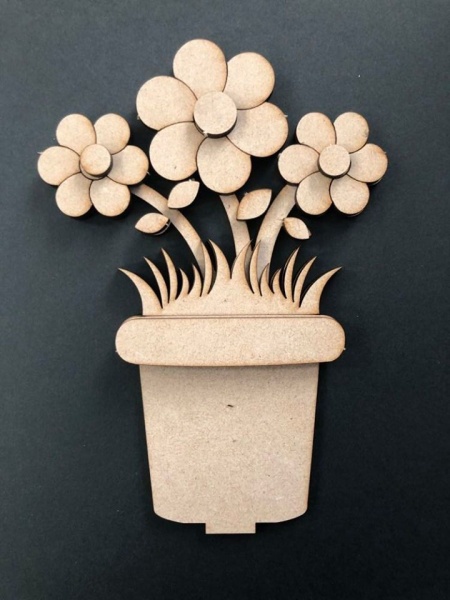 Layering Flower Pot (Round Petals) Artboard