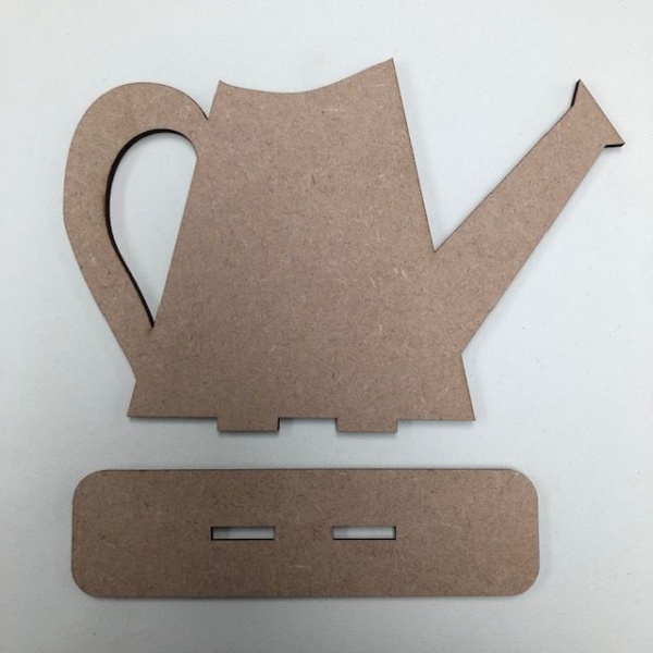 Watering Can Shaped Artboard MDF