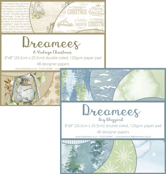 Dreamees Create Christmas 8x8 Paper Pad Duo