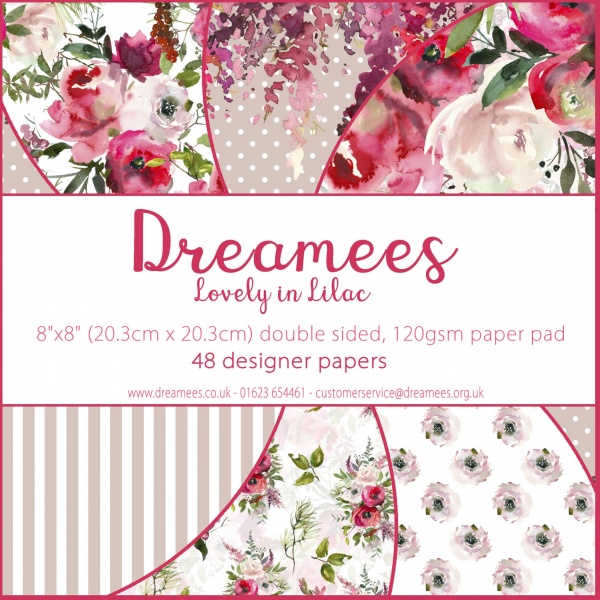 Dreamees Lovely in Lilac 8x8 Paper Pad