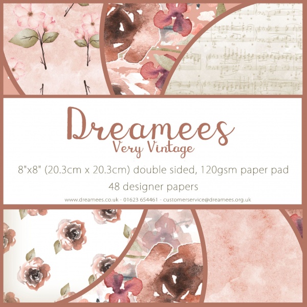 Dreamees Very Vintage 8x8 Paper Pad