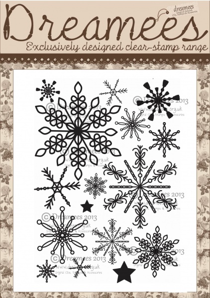 Essential Snowflakes A5 Stamp Set
