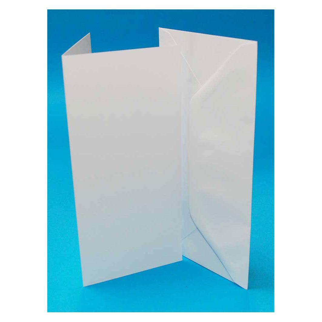 DL White Card Blanks and Envelopes