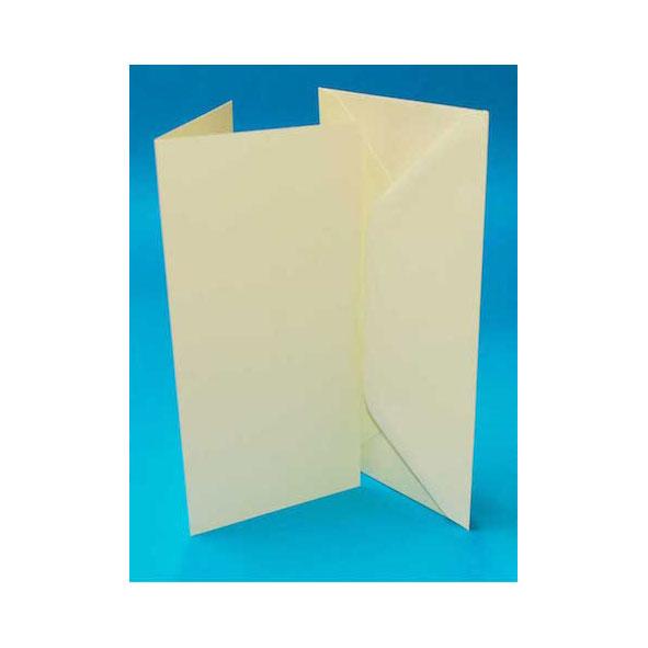 DL Cream Card Blanks and Envelopes