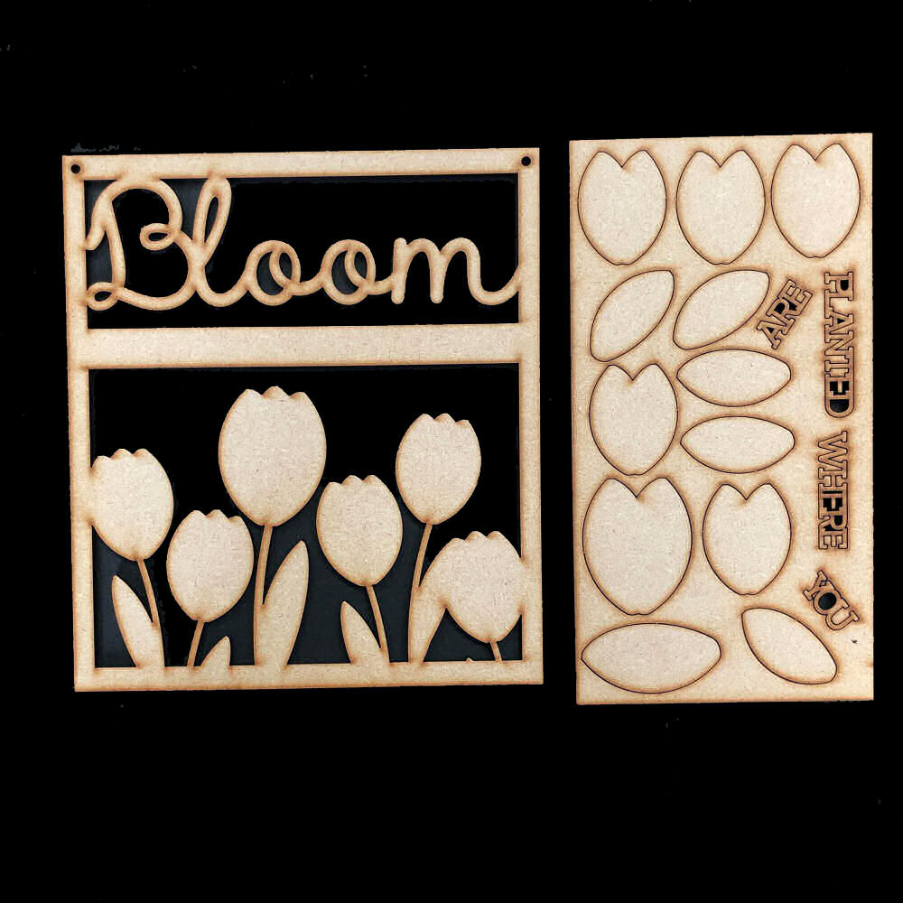Bloom Where You Are MDF Kit