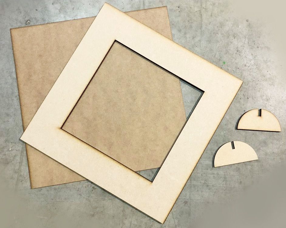 28cm Square Frame and Backboard Dreamees