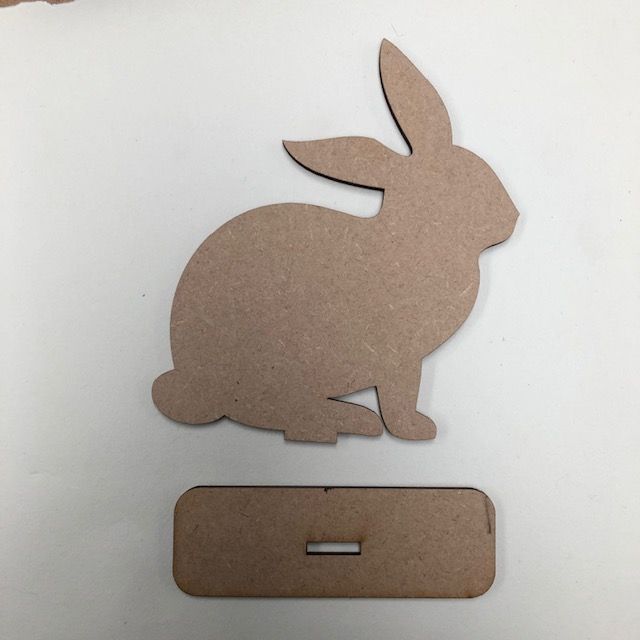 Bunny Shaped Artboard MDF Dreamees