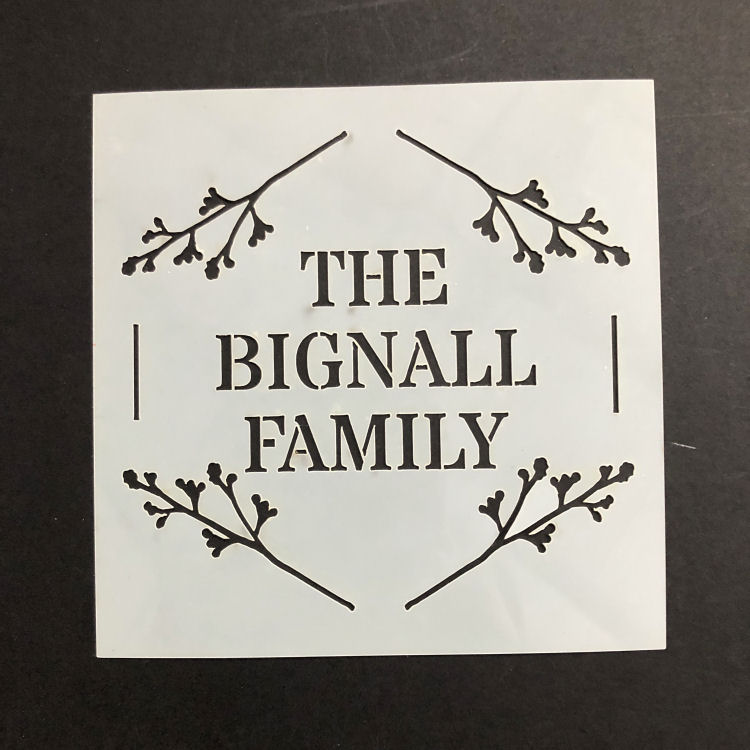 Family Stencil (Personalised)