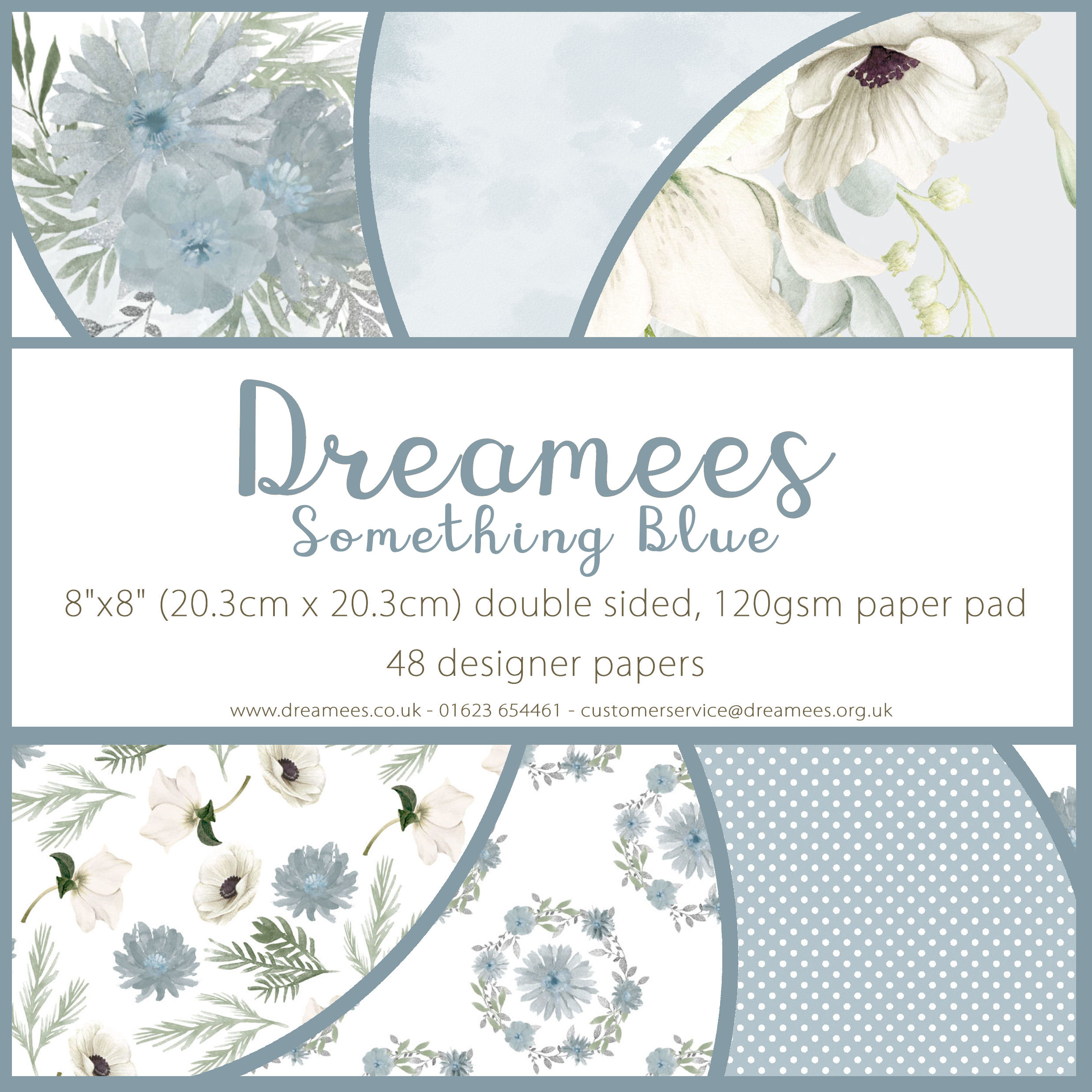 Dreamees Something Blue 8x8 Paper Pad