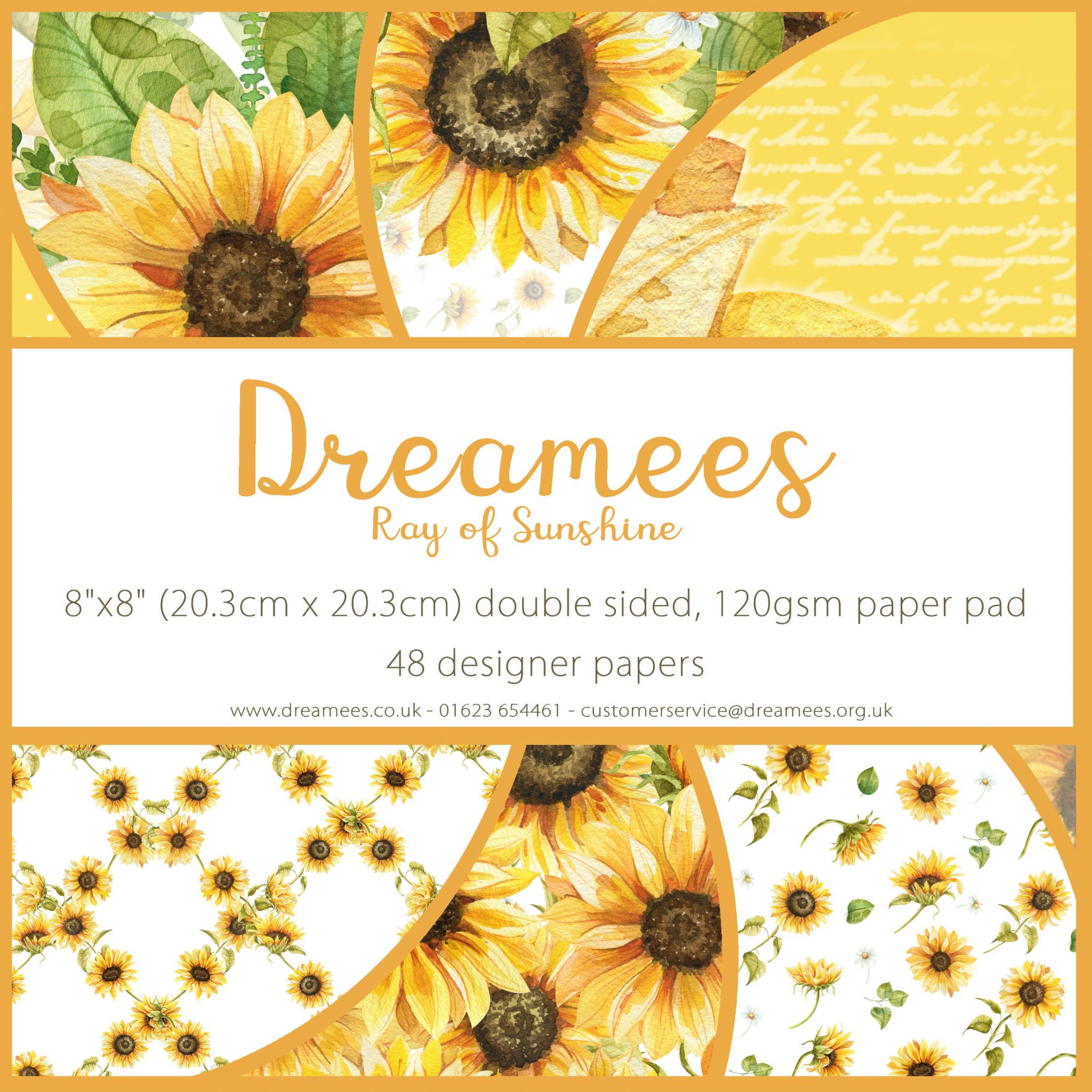 Dreamees Ray of Sunshine 8x8 Paper Pad