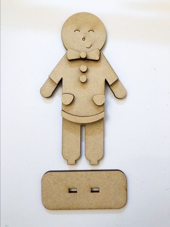 Gingerbread Man Layering Artboard Kit
