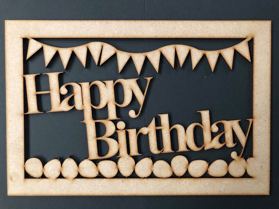 Happy Birthday Box Topper