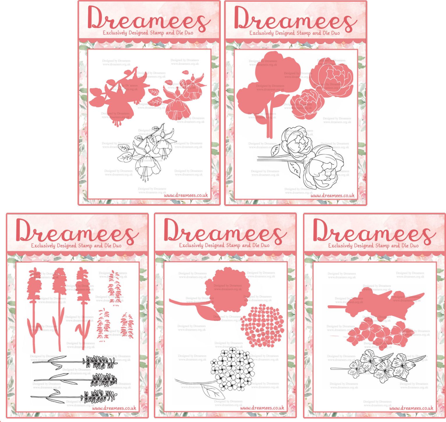 Nature's Garden Interchangeable Stamp and Die Collection