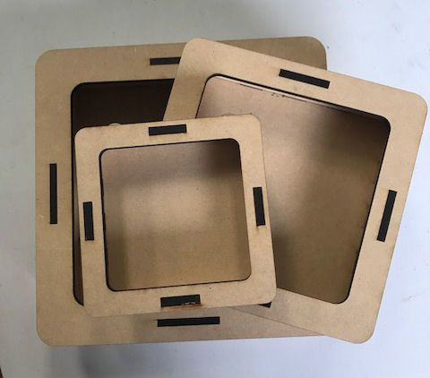 Set of 3 Box Frames