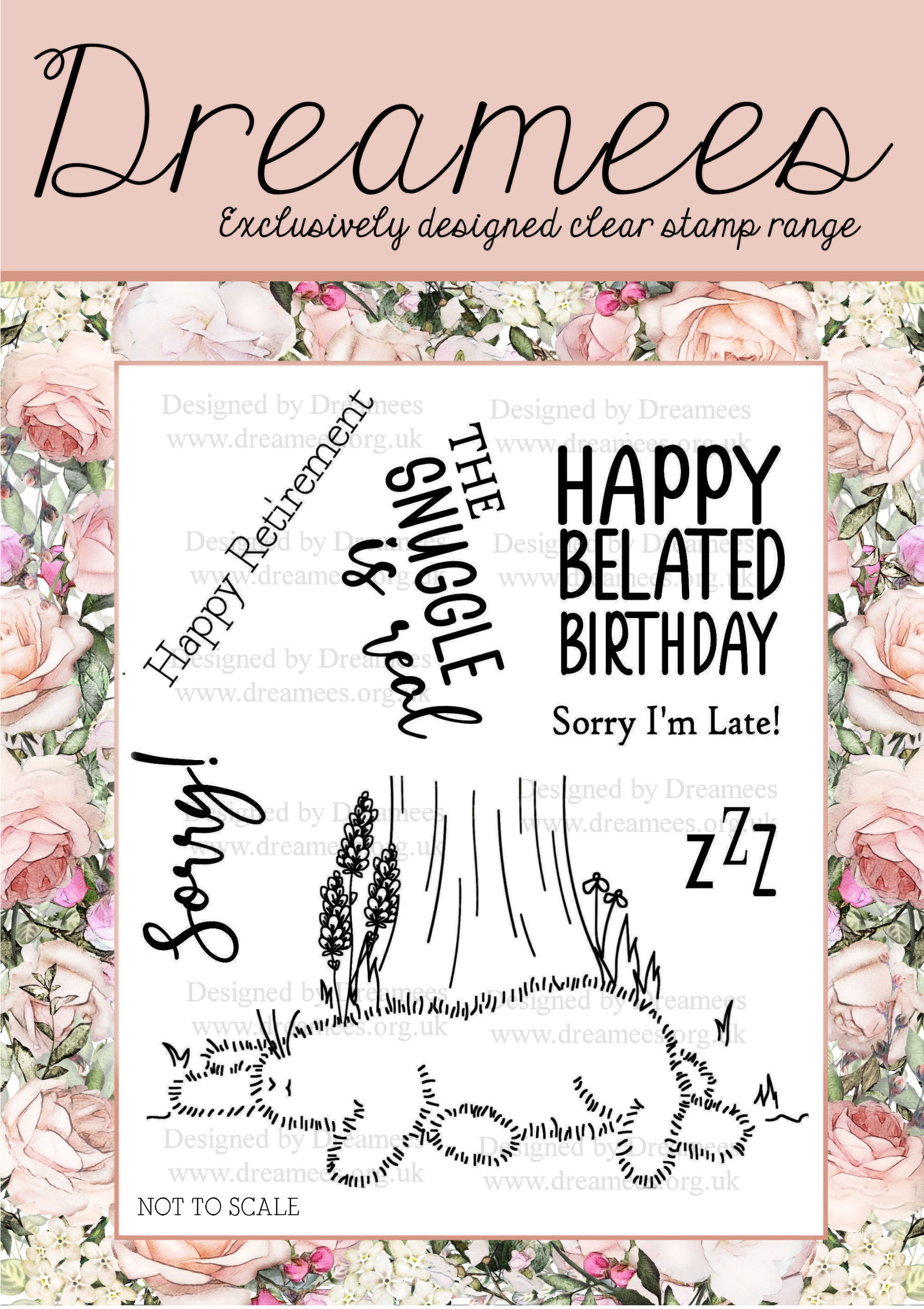 The Snuggle is Real A5 Stamp Set Dreamees