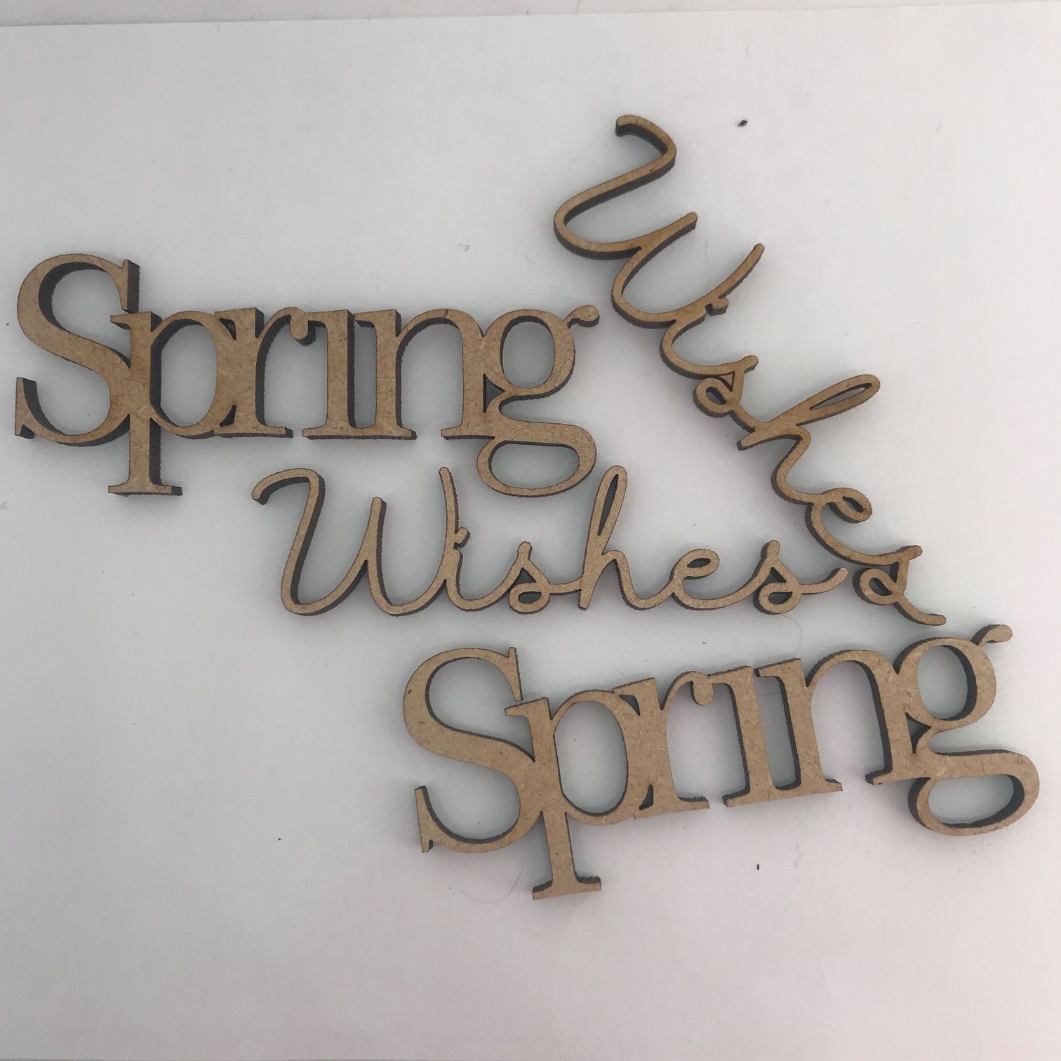 Spring Wishes Word Set