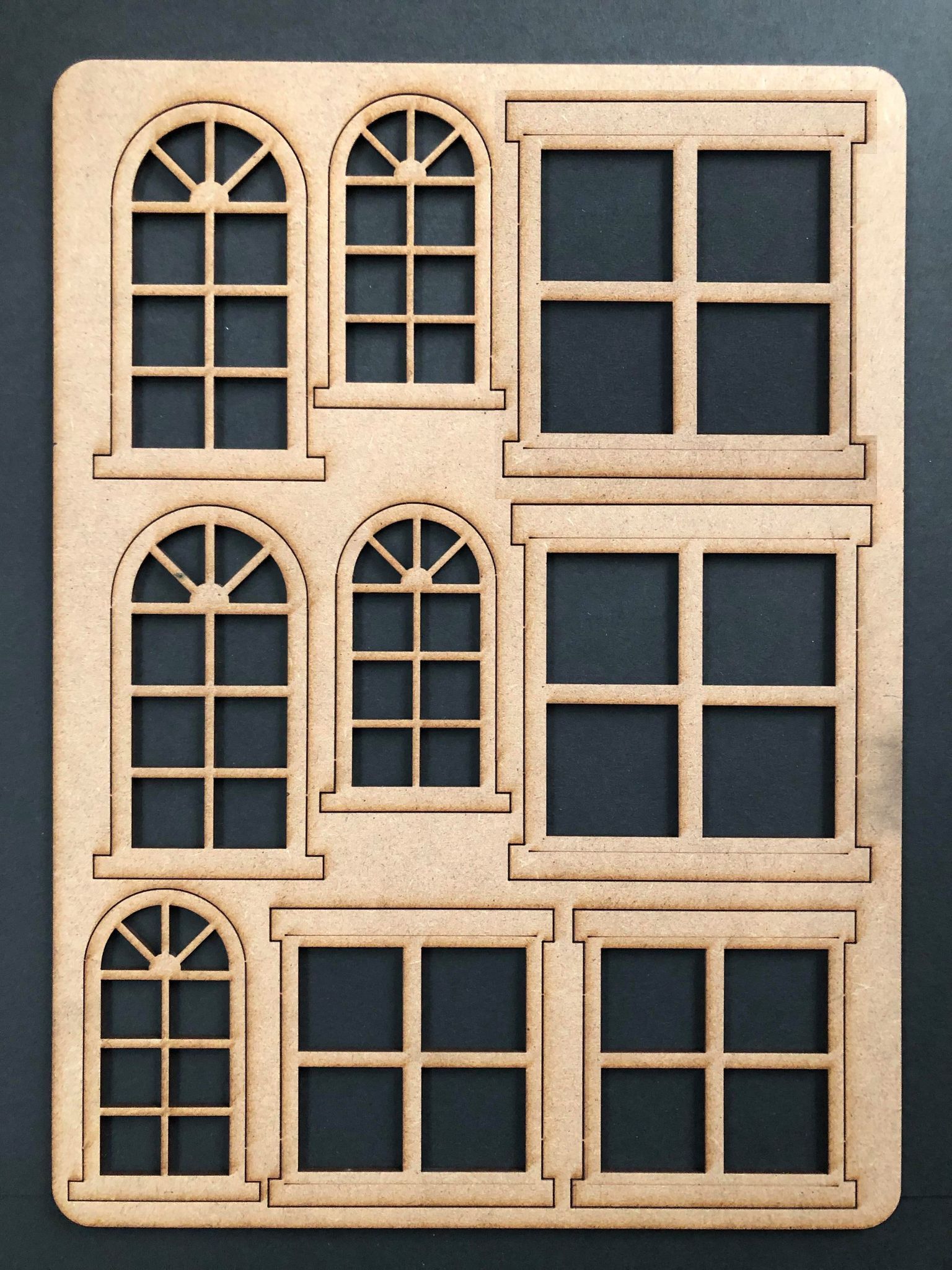 Windows A4 Lasercut Embellishment Sheet - Dreamees