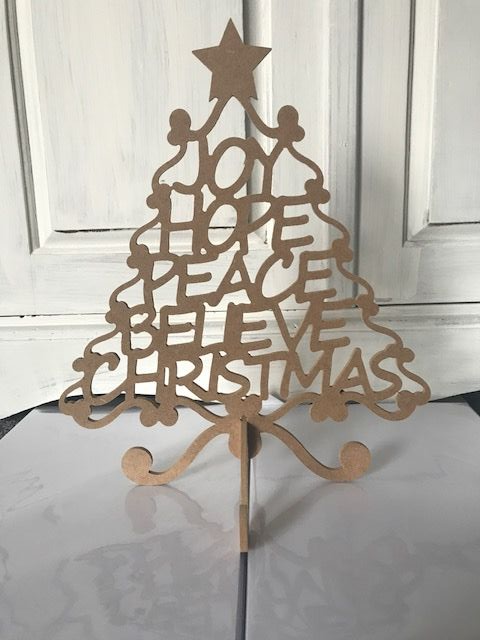 Word Christmas Tree