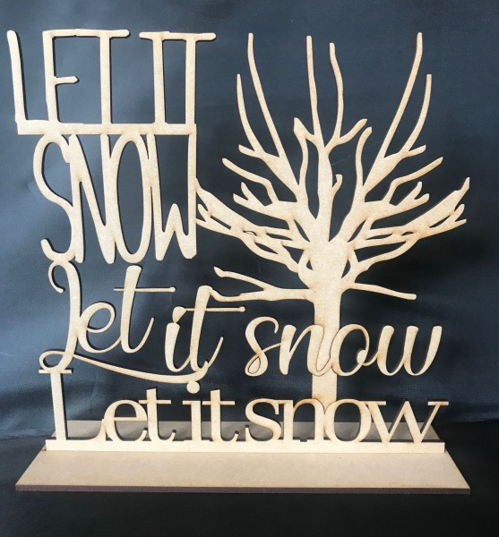 Let it Snow (12'') MDF