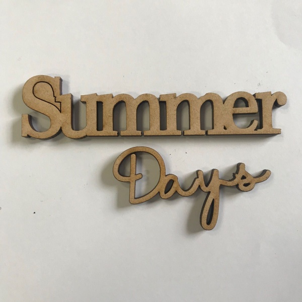 Summer Days Word Set